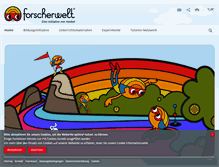 Tablet Screenshot of henkel-forscherwelt.de